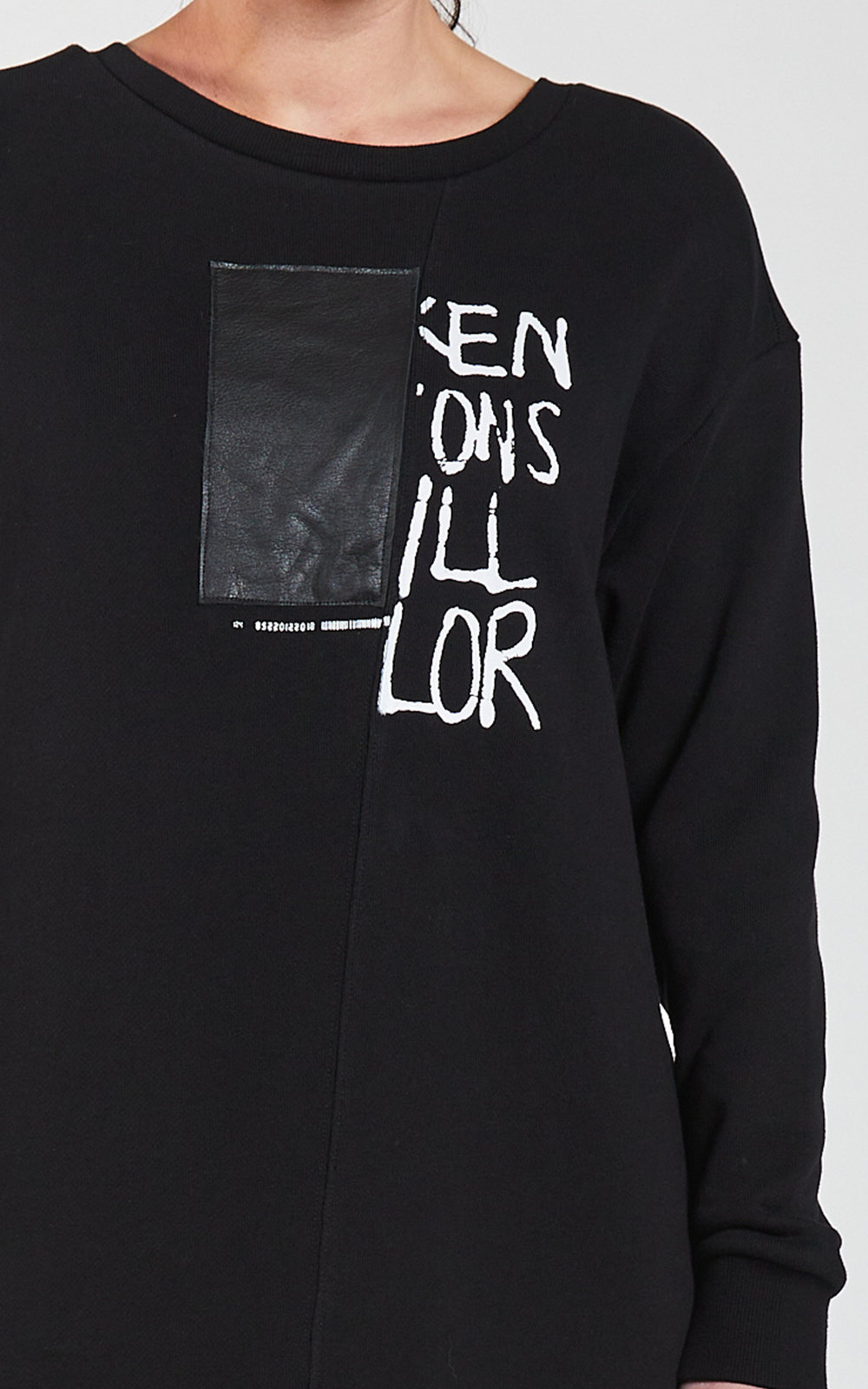 Media Sweatshirt Dress product photo.