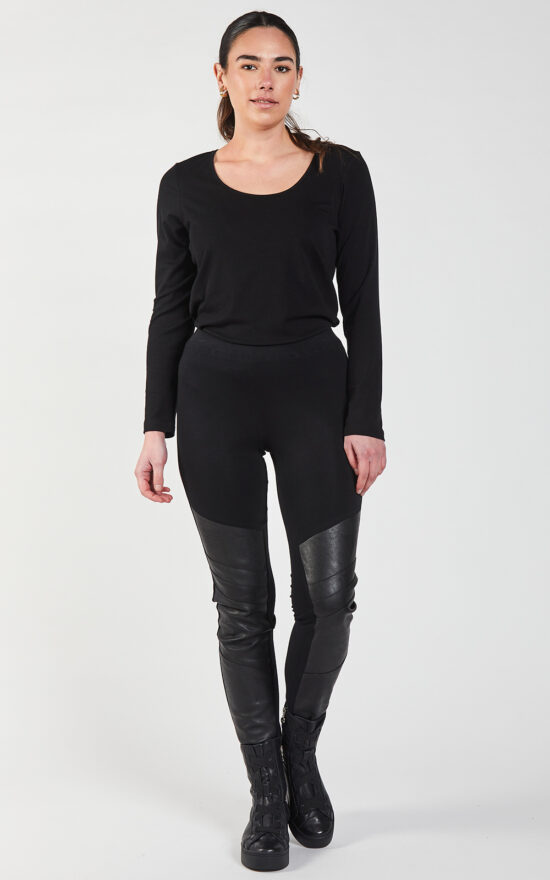 Vegan Leather Legging product photo.
