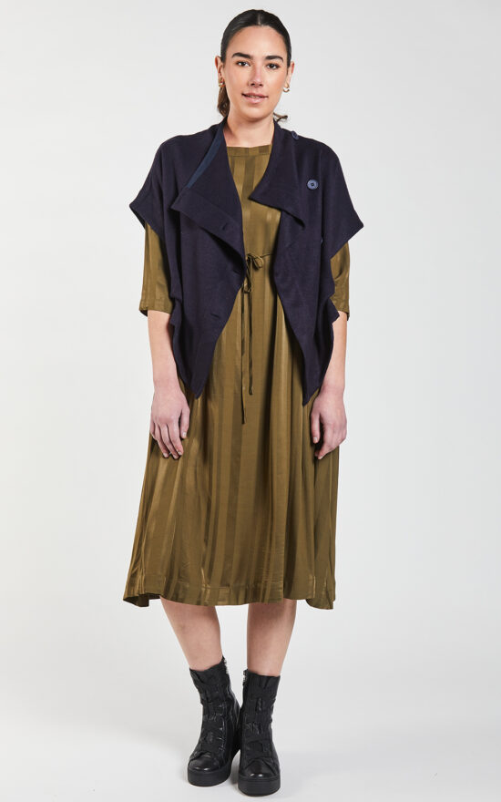 Plush Pleat Jacket product photo.