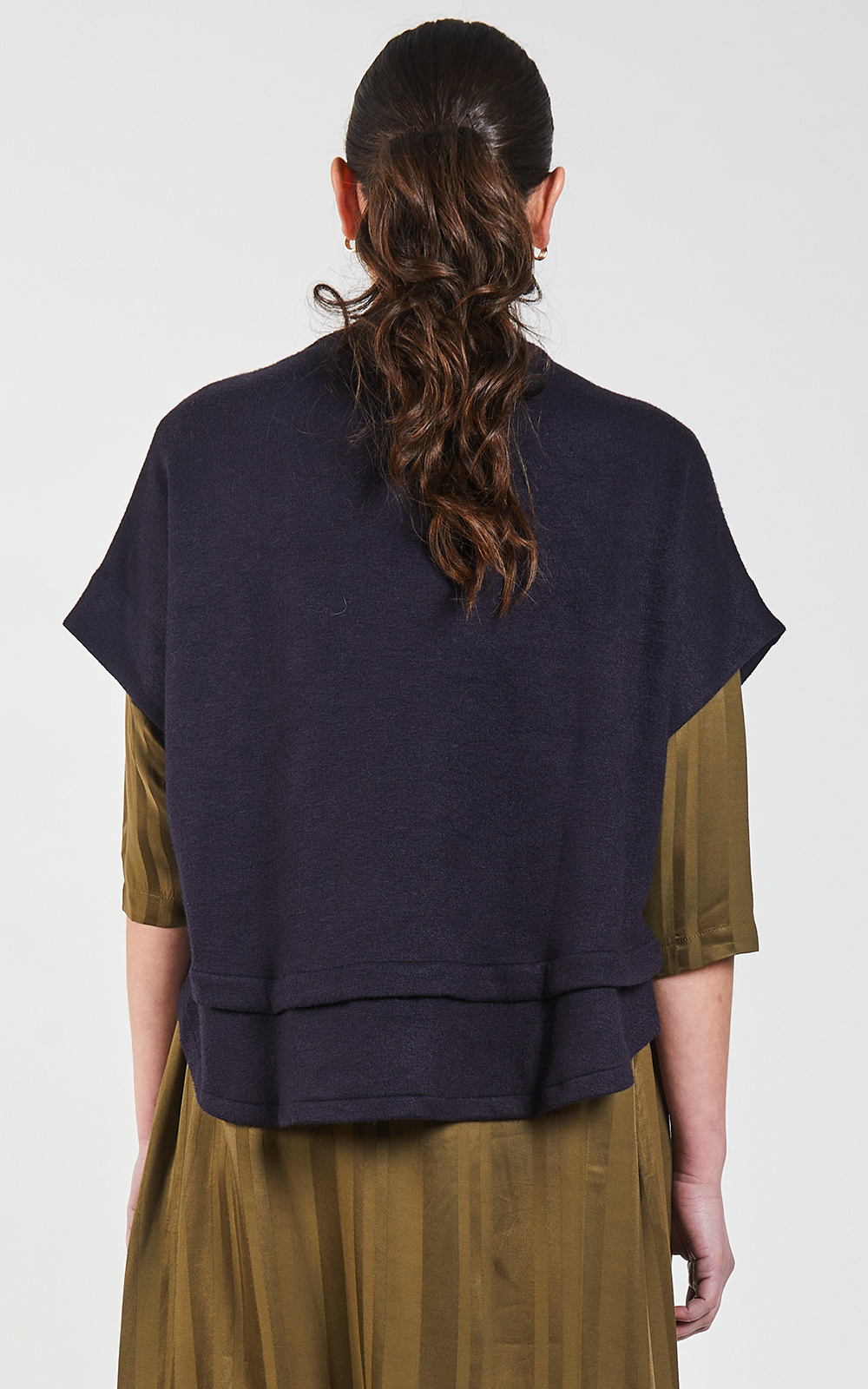 Plush Pleat Jacket product photo.