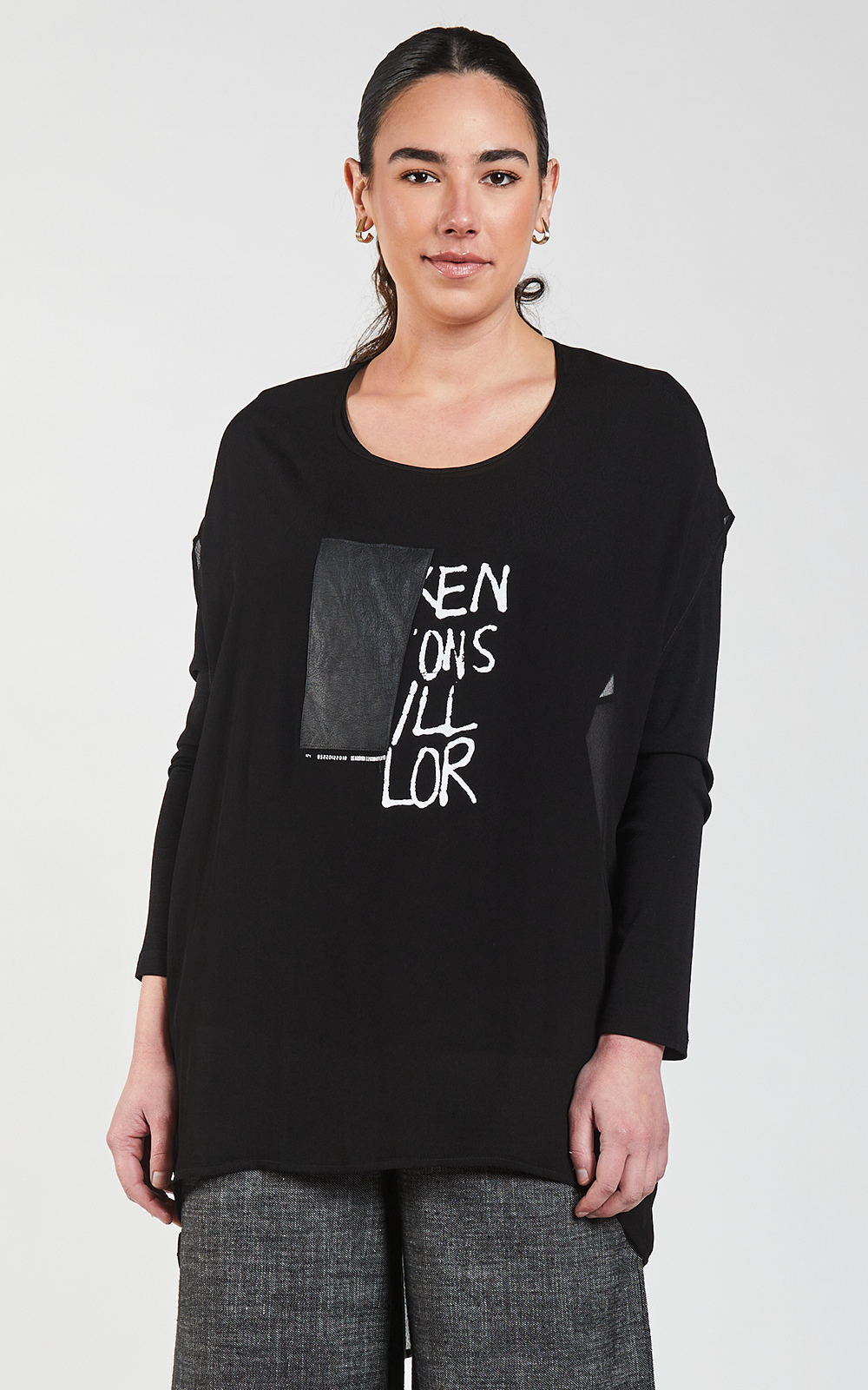 Media Drape Top product photo.