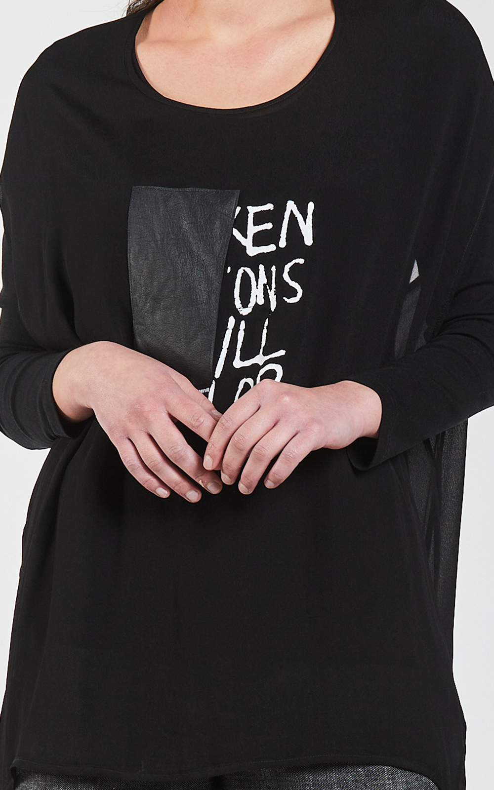 Media Drape Top product photo.