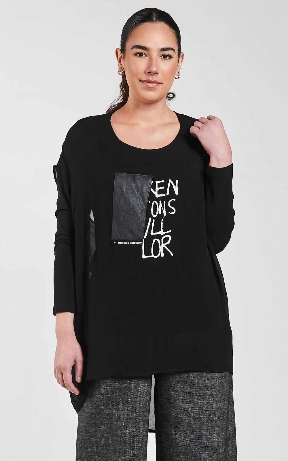 Media Drape Top product photo.