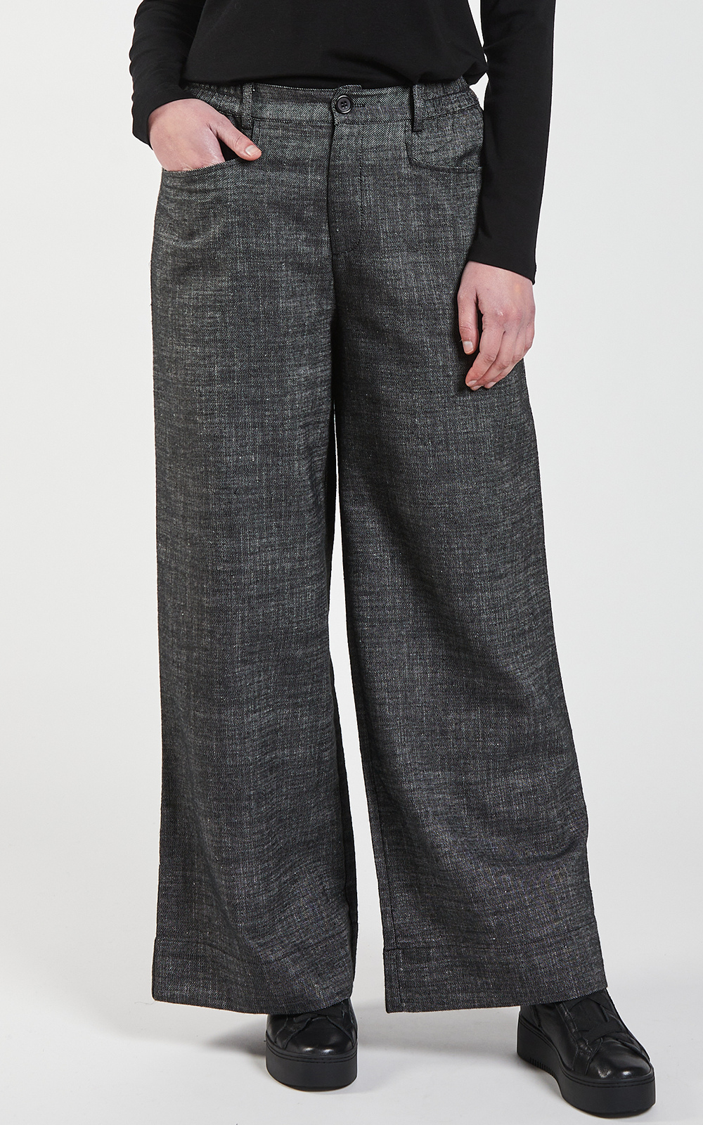 Denim Palazzo product photo.