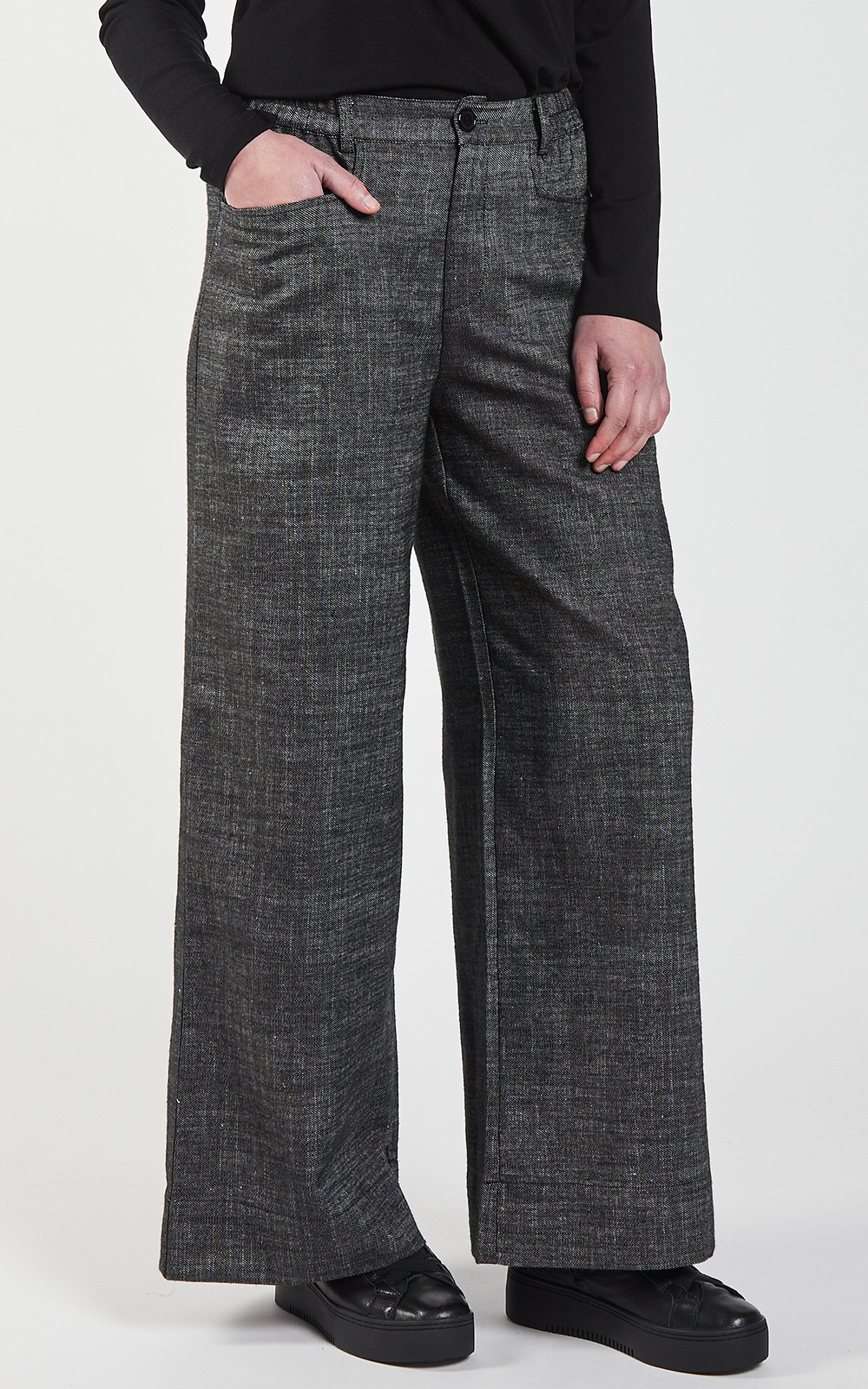 Denim Palazzo product photo.