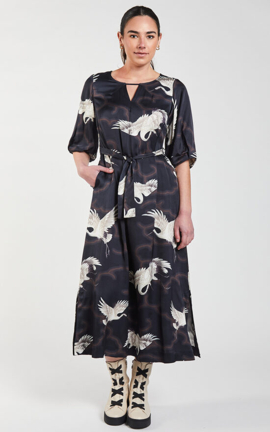 Crane Shift Dress product photo.