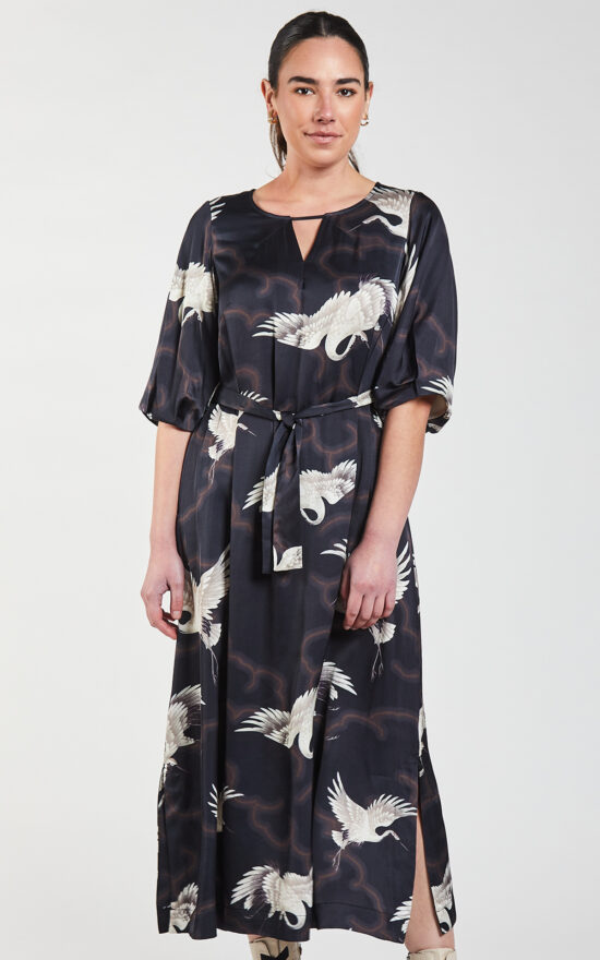 Crane Shift Dress product photo.