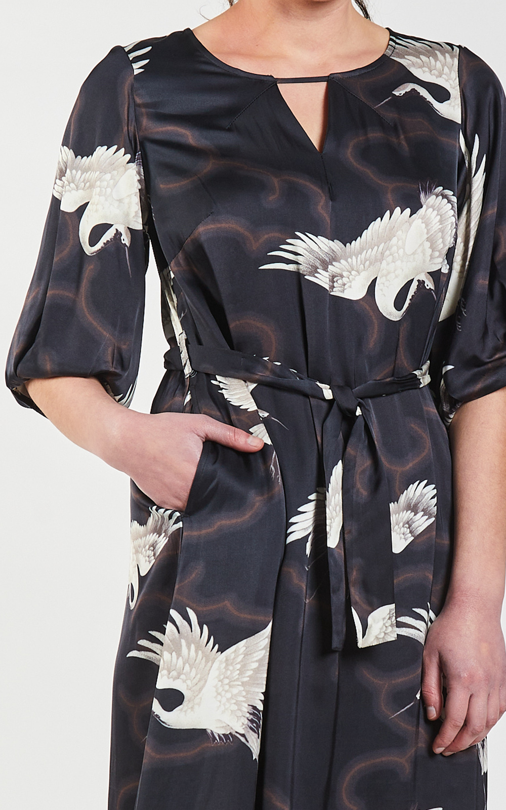 Crane Shift Dress product photo.