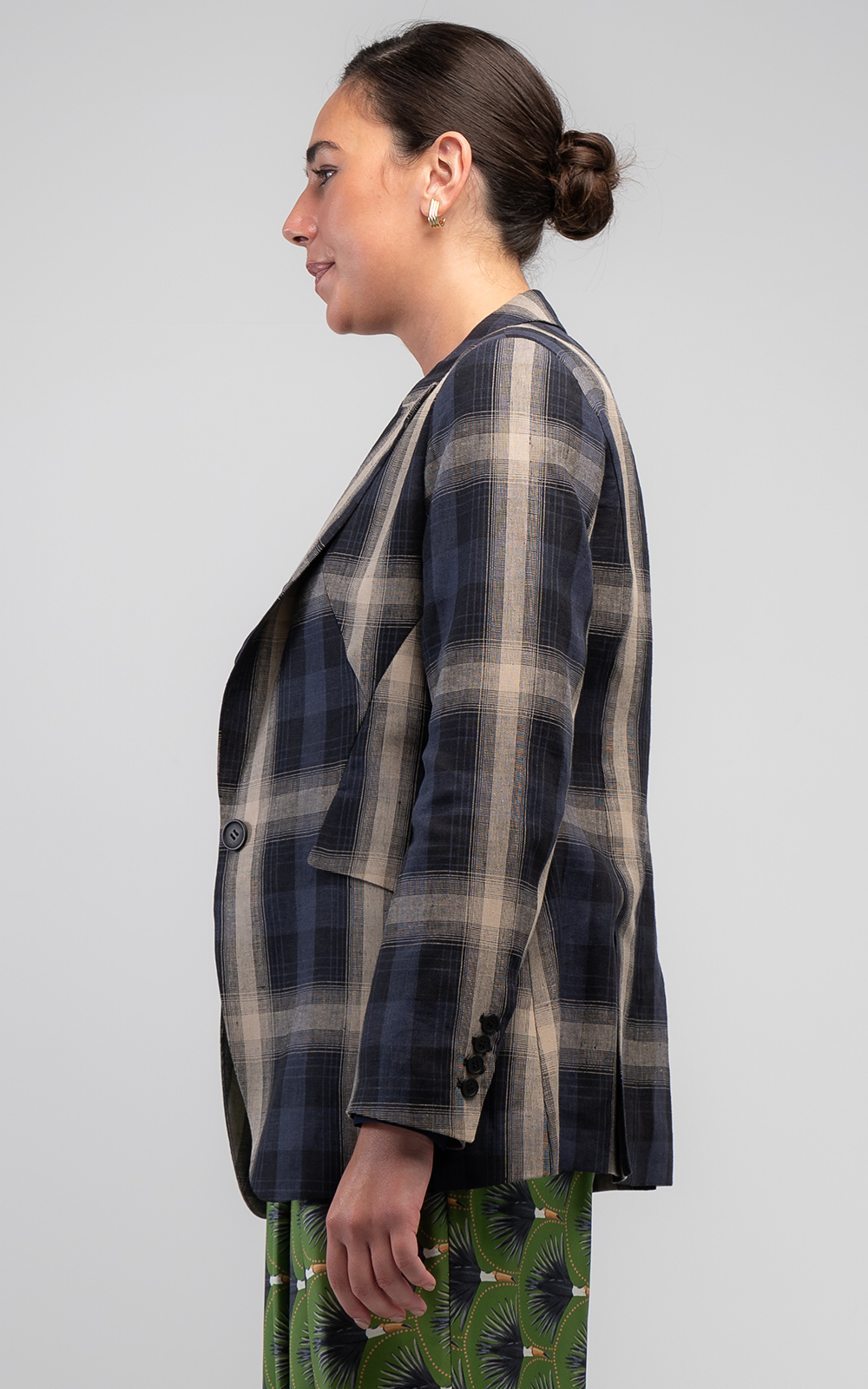 Marakesh Check Blazer product photo.