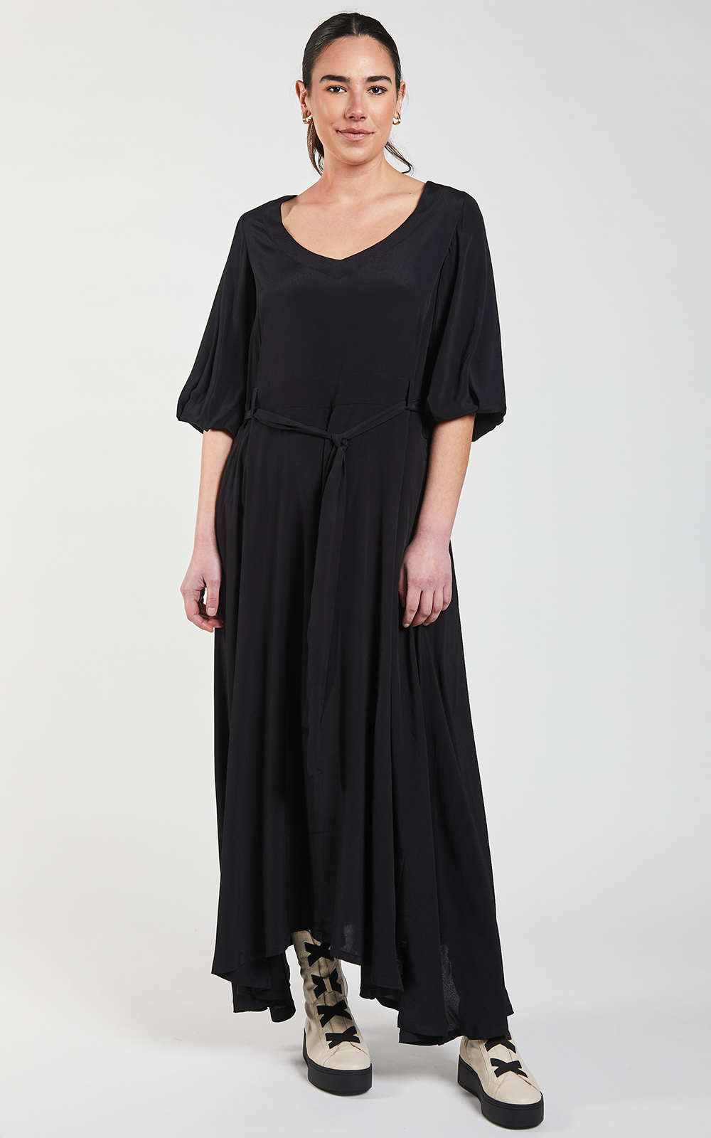 Silhouette Maxi Dress product photo.