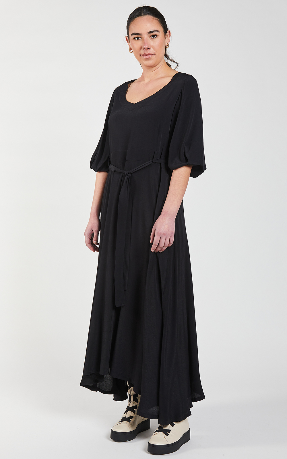 Silhouette Maxi Dress product photo.