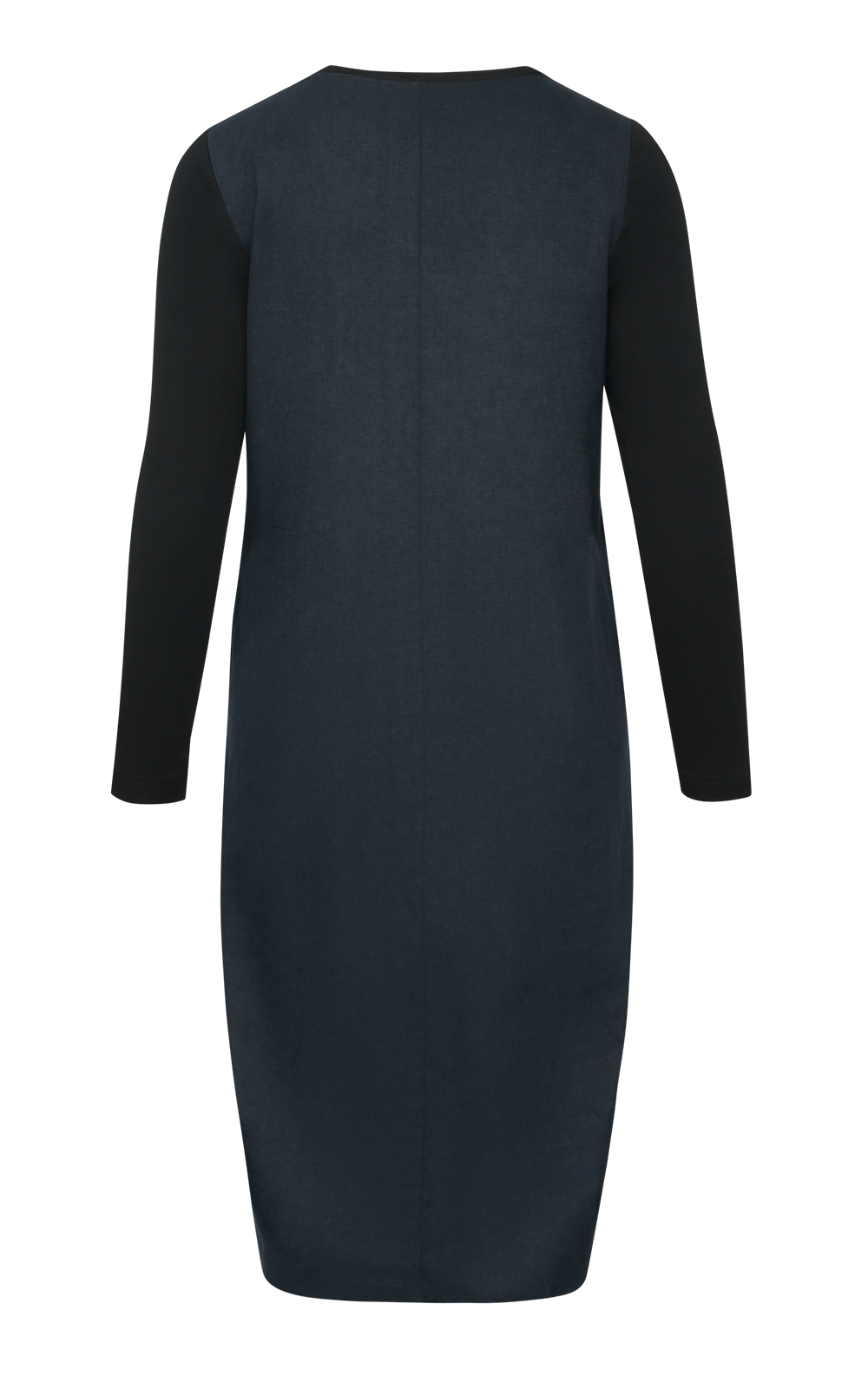 Aqua-Twill Midi Dress product photo.