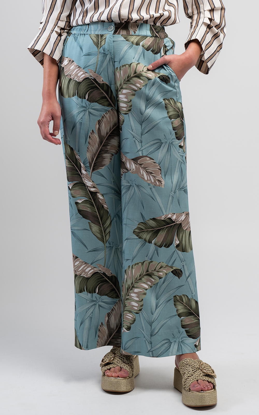 Palm Springs Boyfriend Pant product photo.
