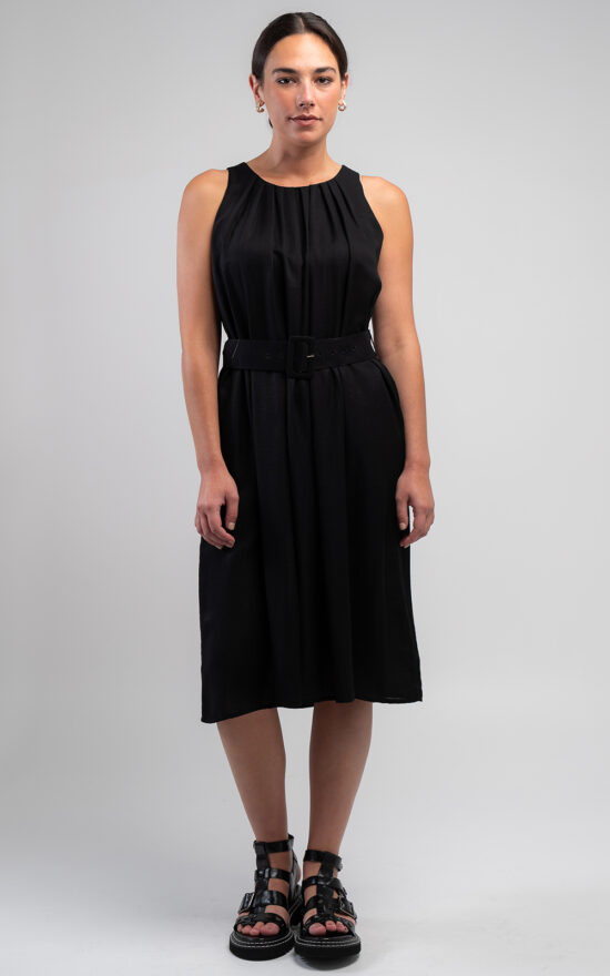 Velocity Pleated Sundress product photo.