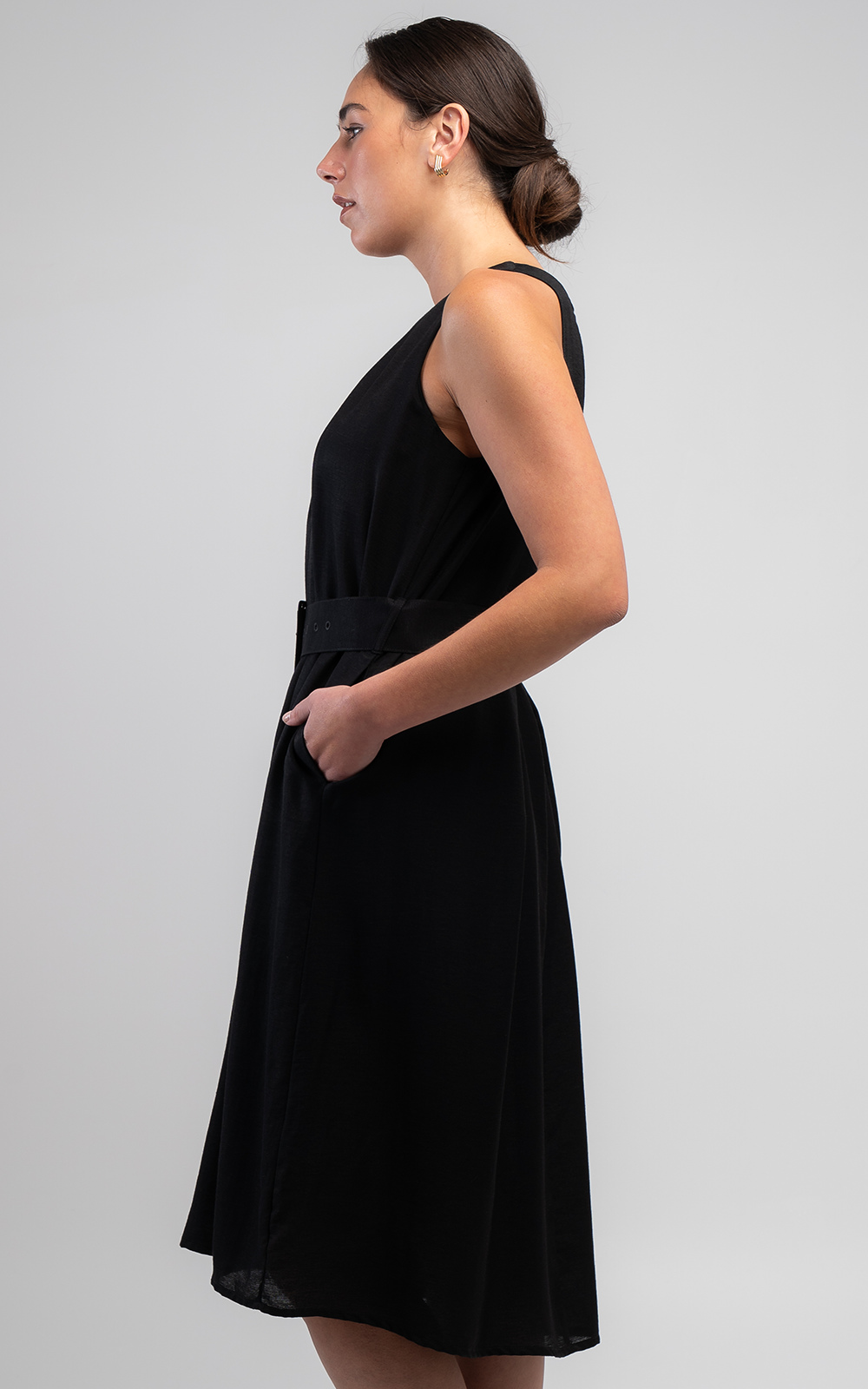 Velocity Pleated Sundress product photo.