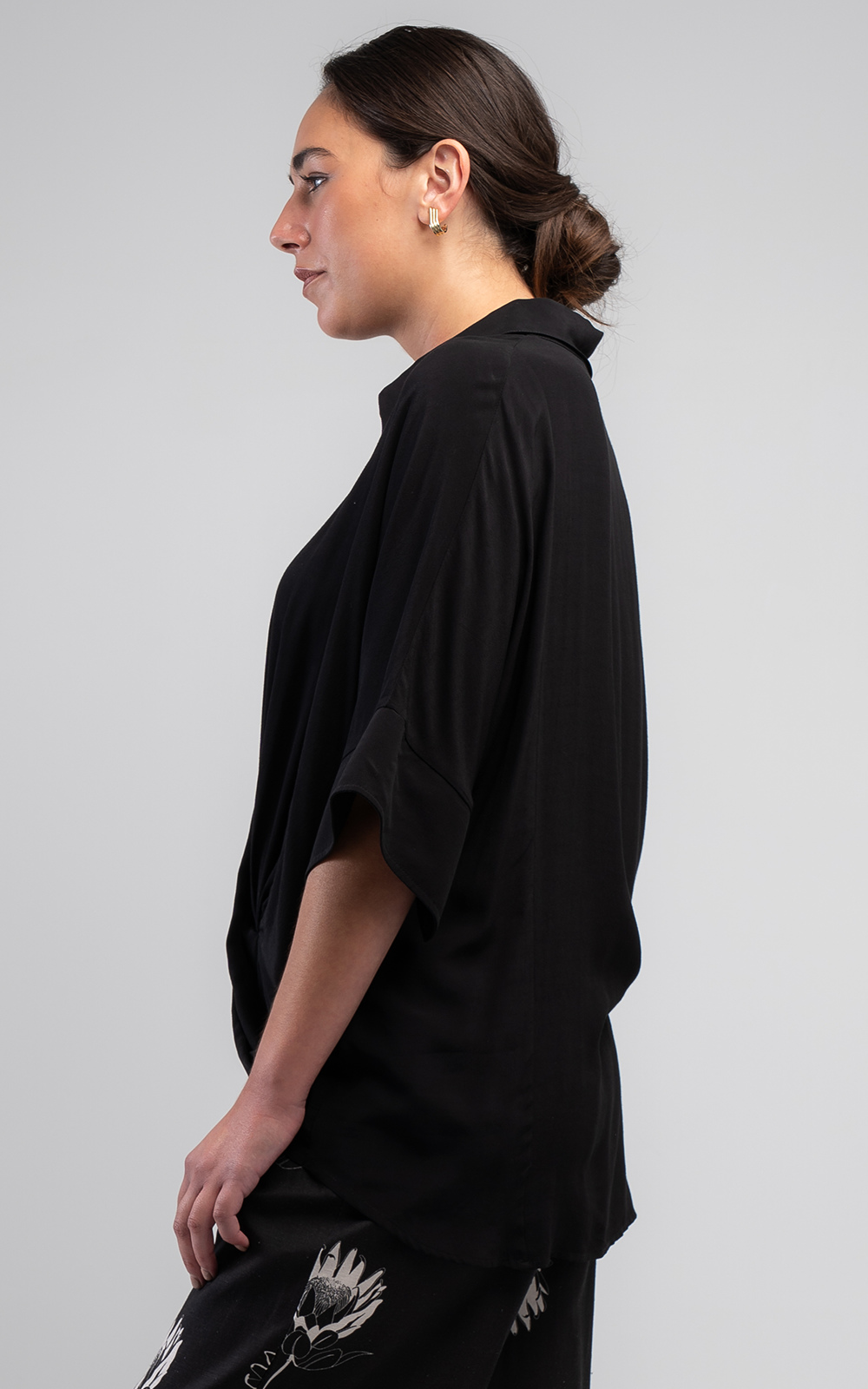 Poppy Crossover Shirt product photo.