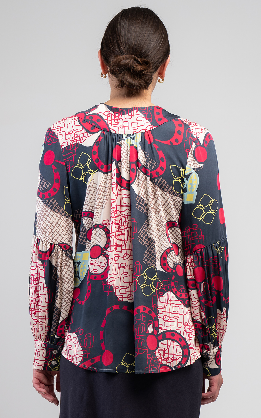 Marakesh Tie Blouse product photo.