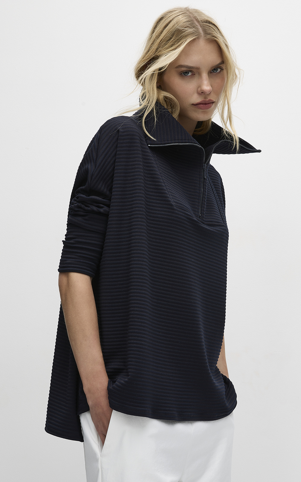 Tube Sweater product photo.