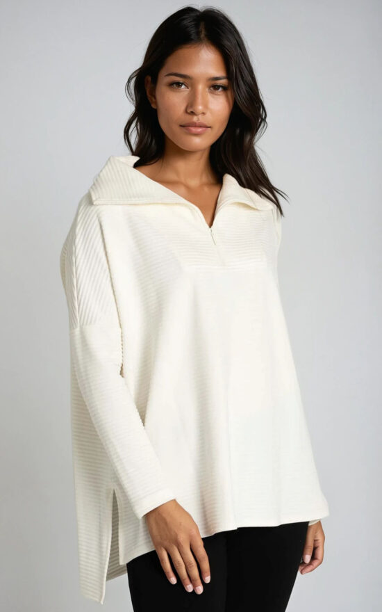 Tube Sweater product photo.