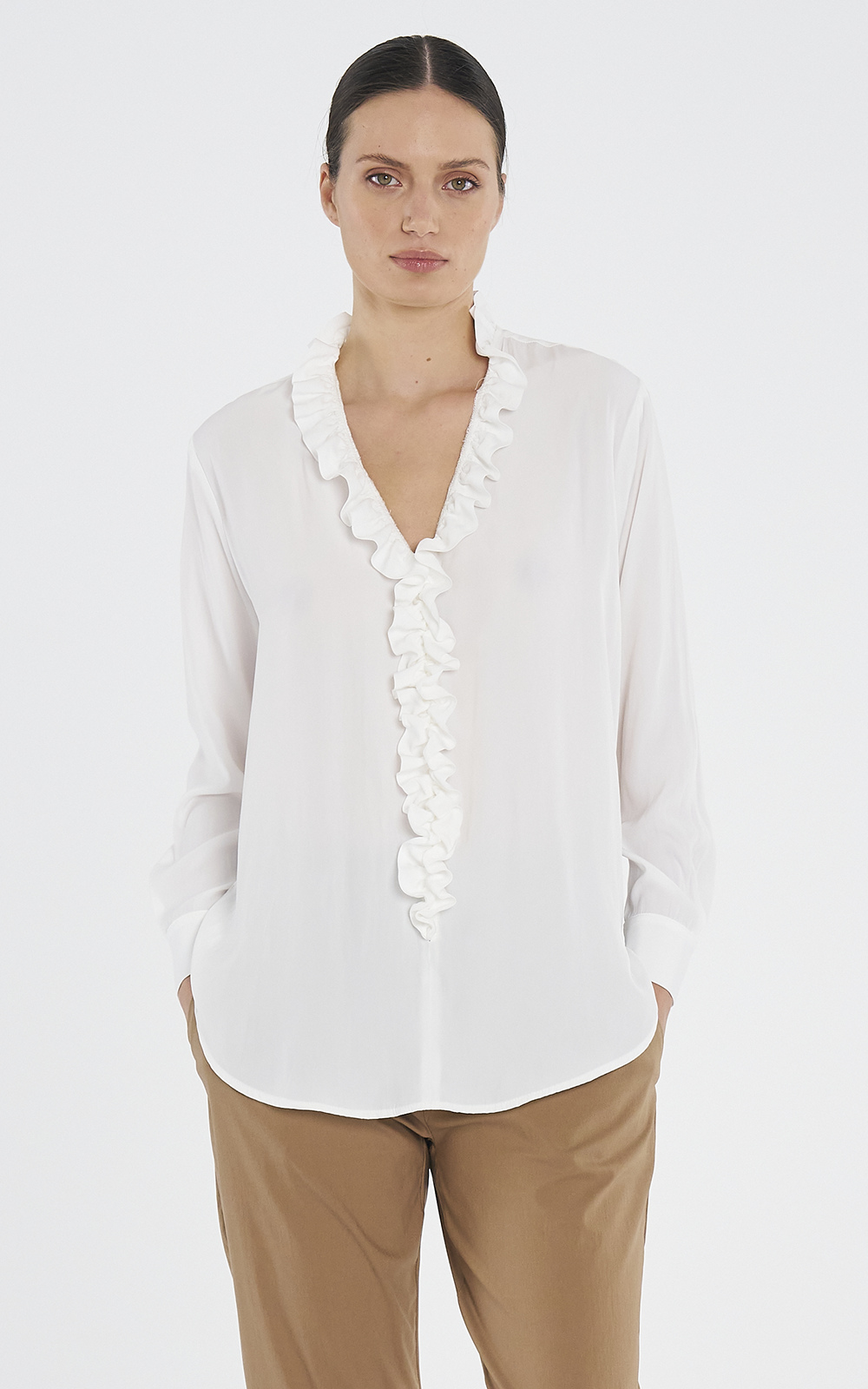 Lariat Blouse product photo.