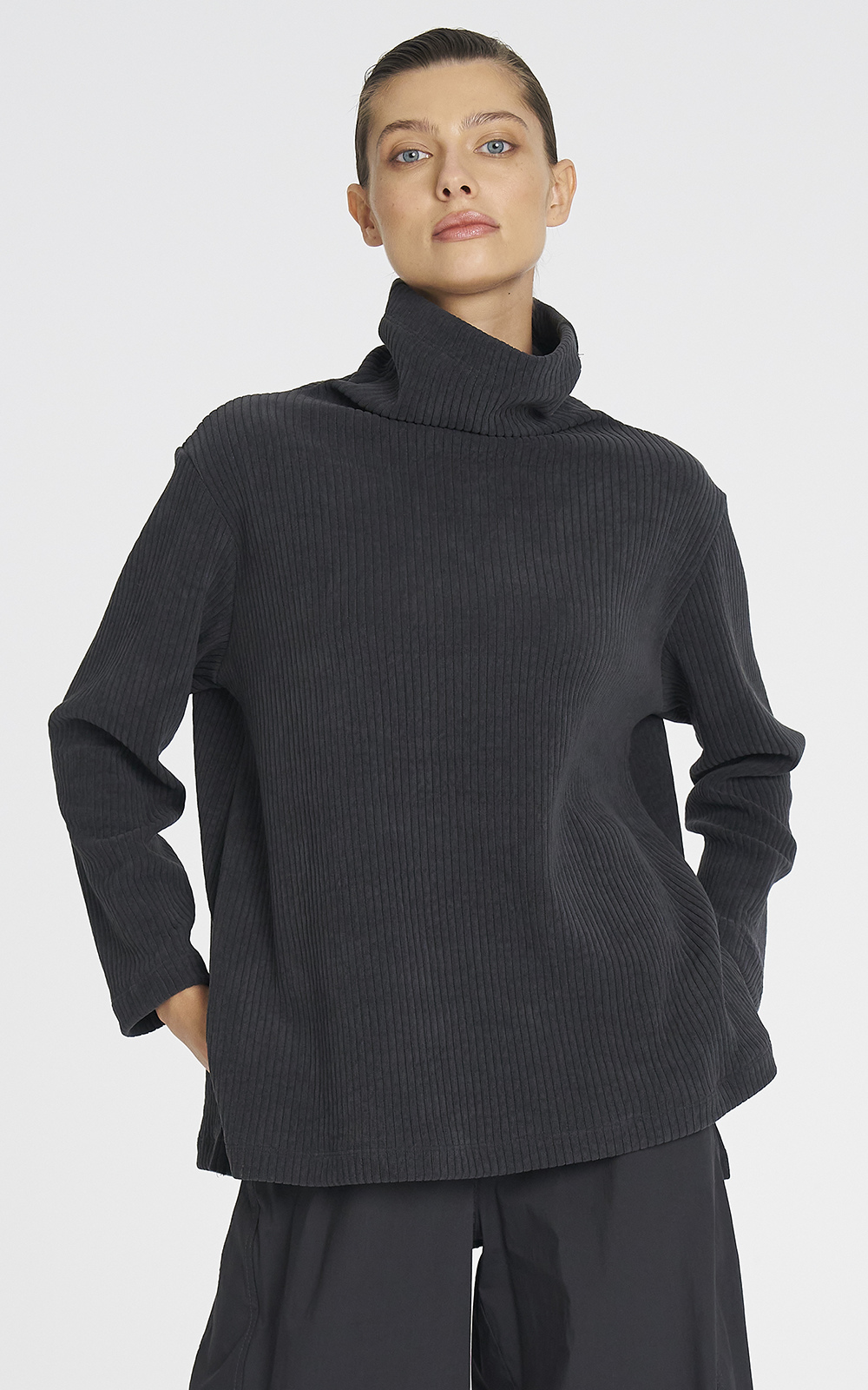 Funnel Sweater product photo.