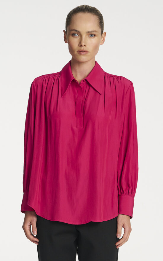 Gathered Blouse product photo.