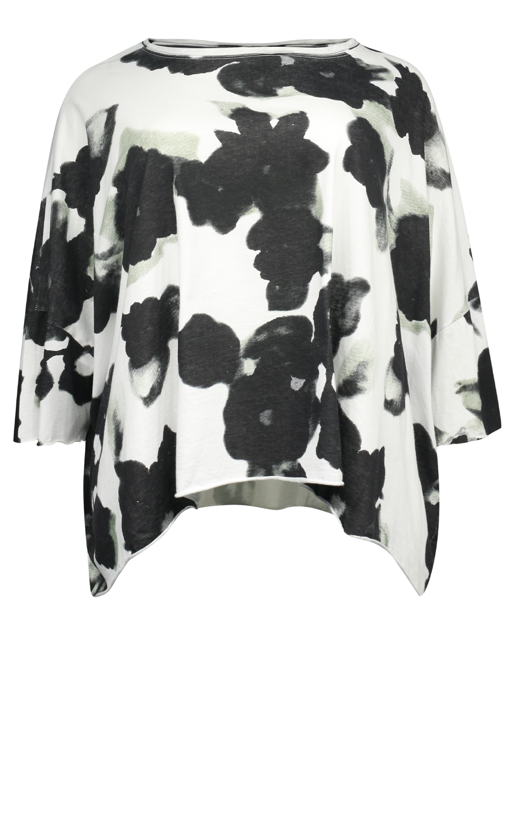 Flower Print Top product photo.