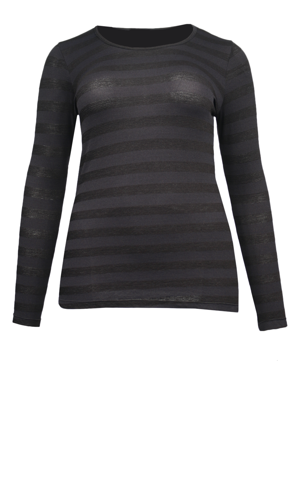 Mystic Long Sleeve Stripe Tee product photo.