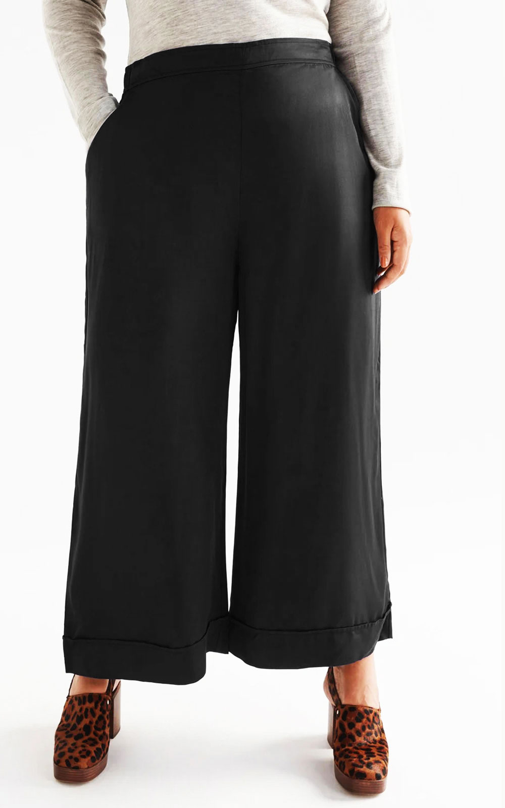 Wide Leg Culotte product photo.