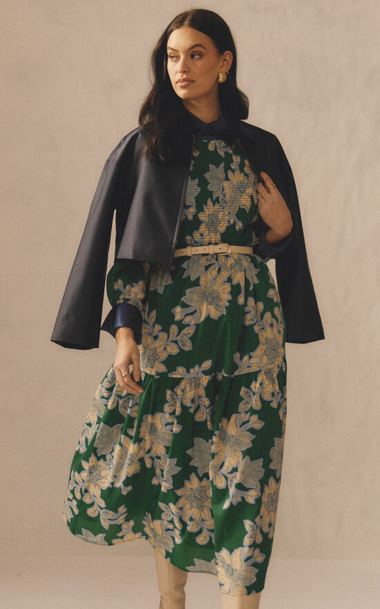 Reagan Dress In Lulu product photo.