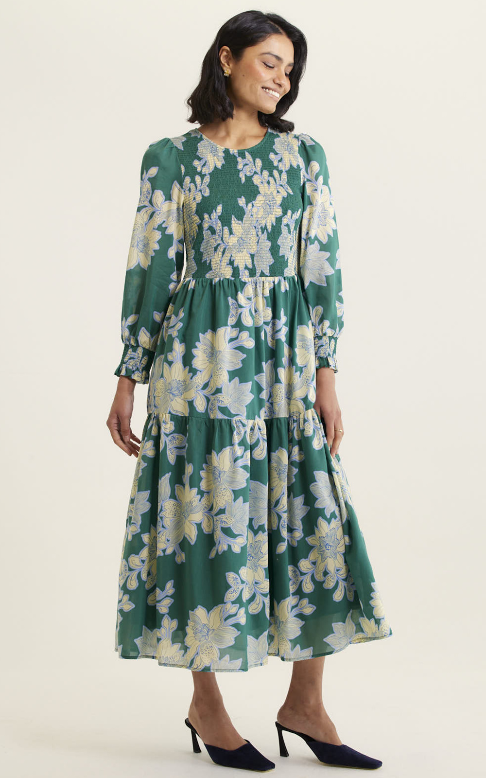 Reagan Dress In Lulu product photo.