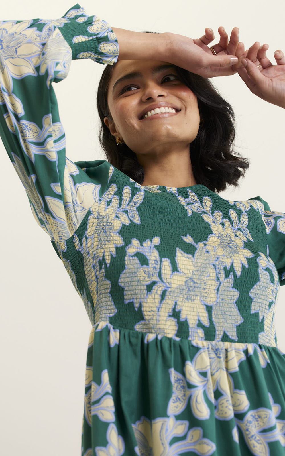 Reagan Dress In Lulu product photo.