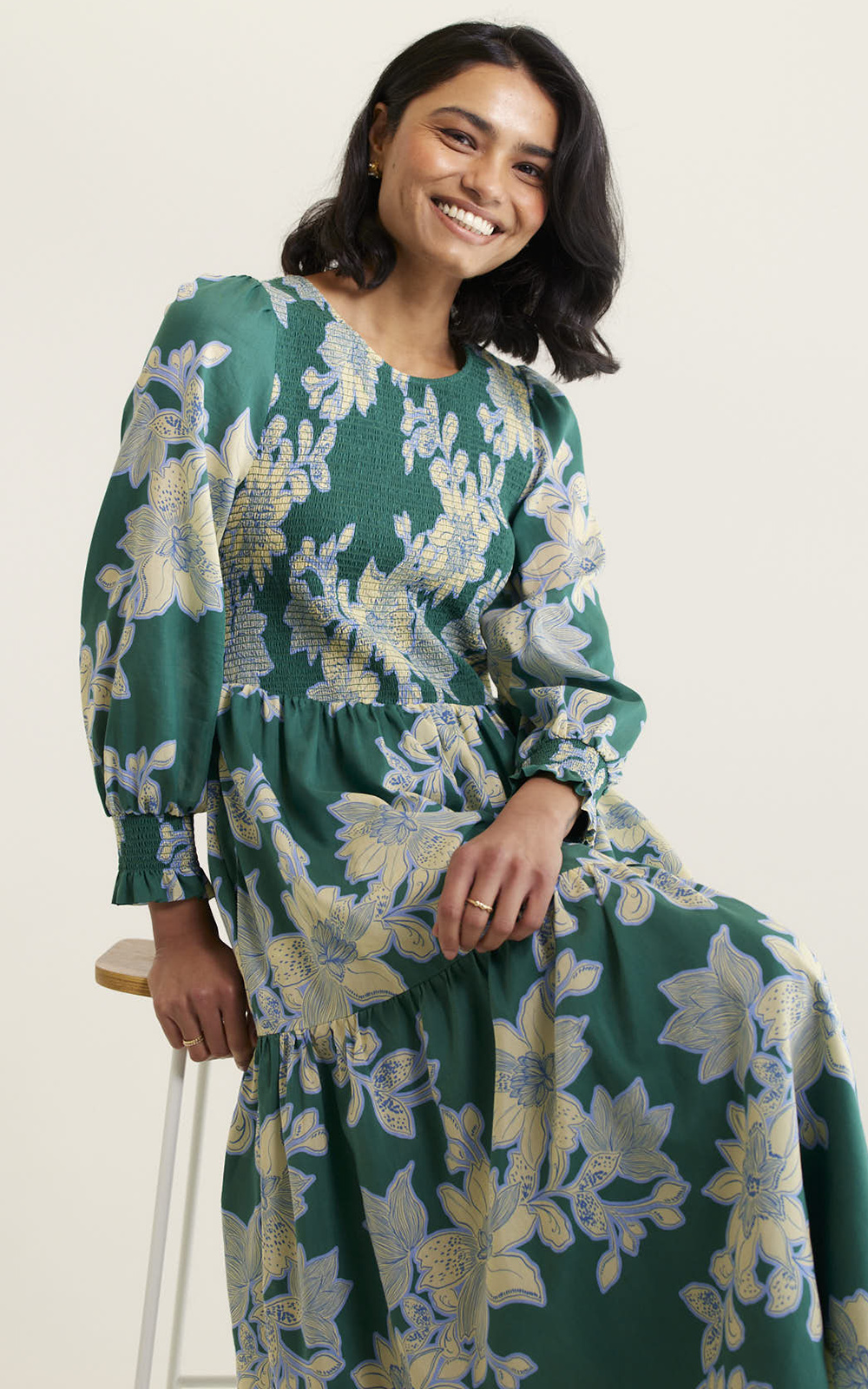 Reagan Dress In Lulu product photo.
