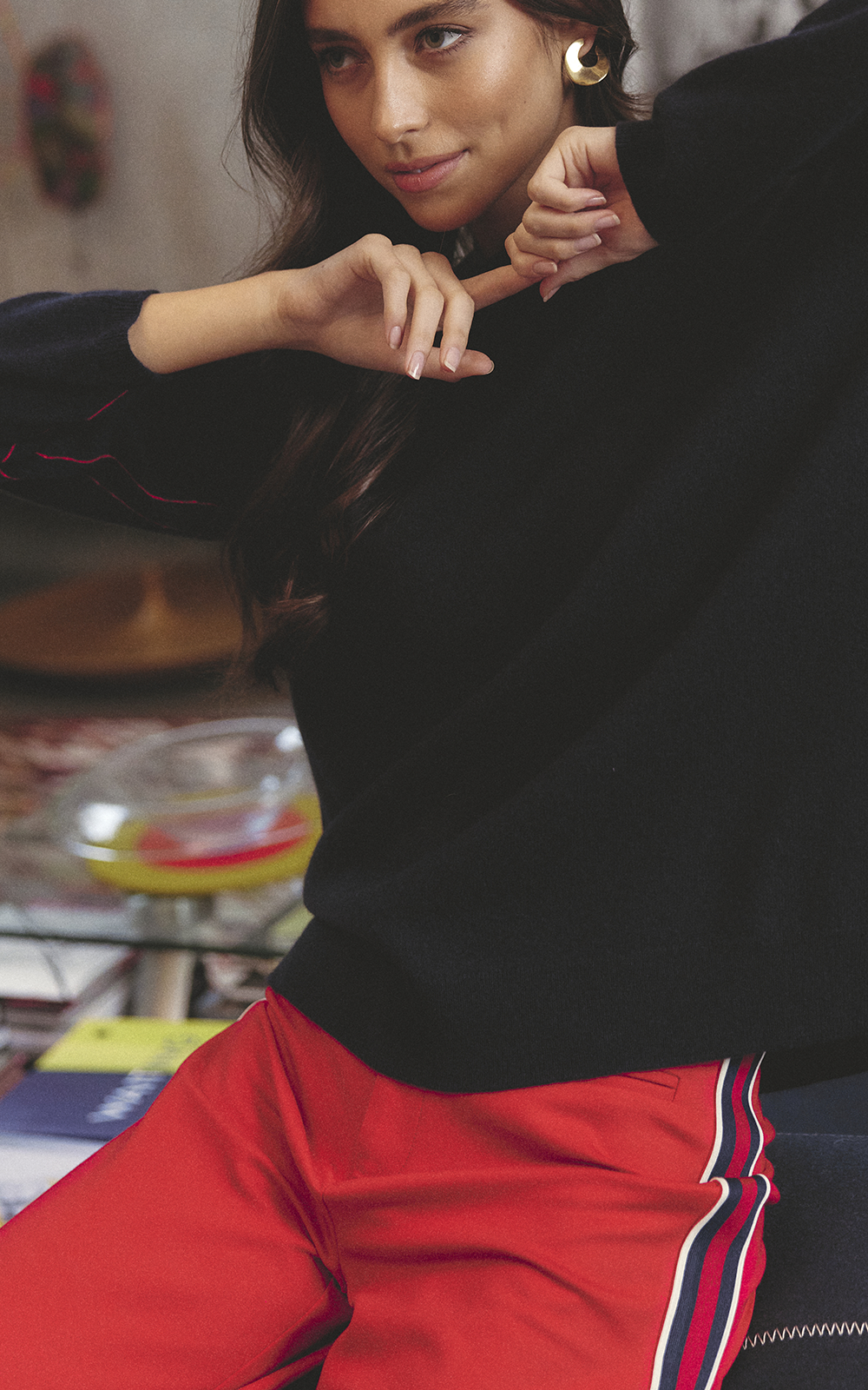 Retreat Pant In Ponti product photo.