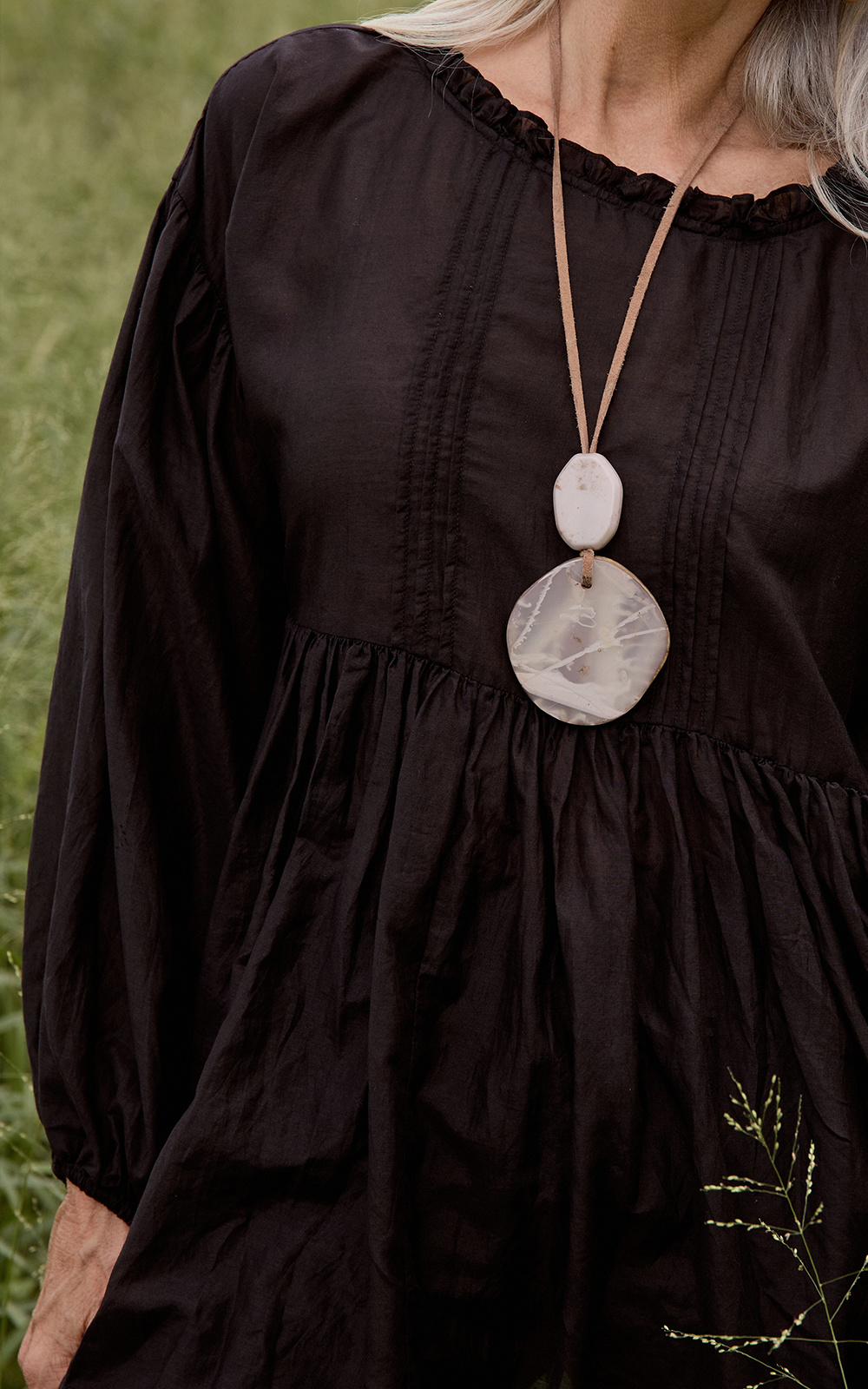 Coco Cotton Silk Smock product photo.