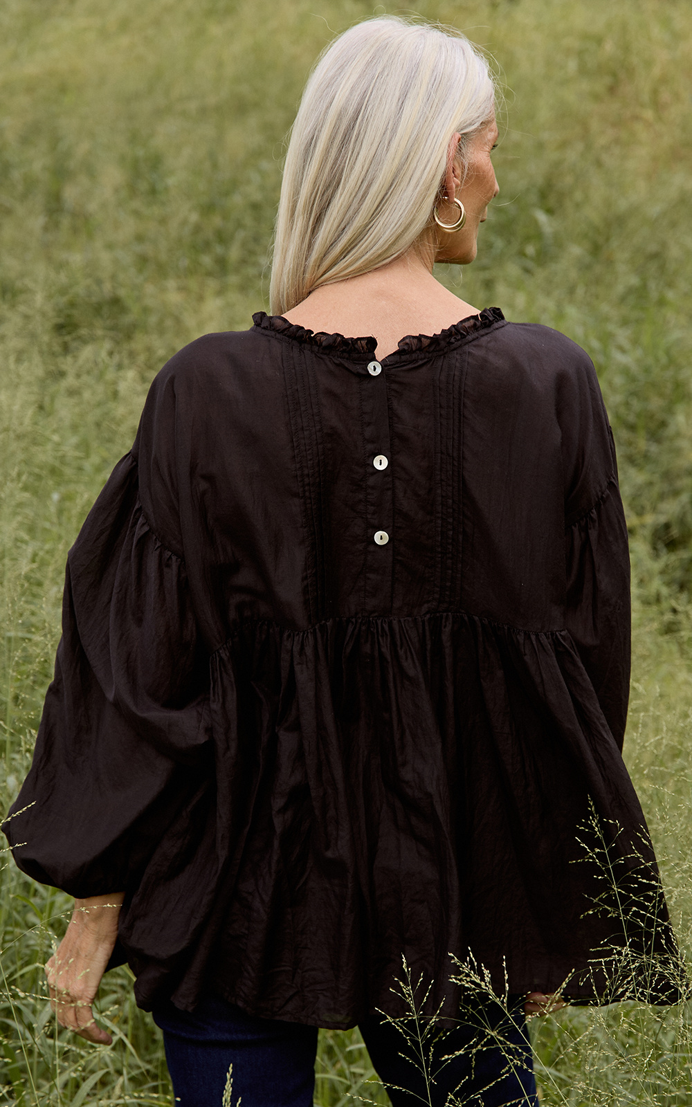 Coco Cotton Silk Smock product photo.
