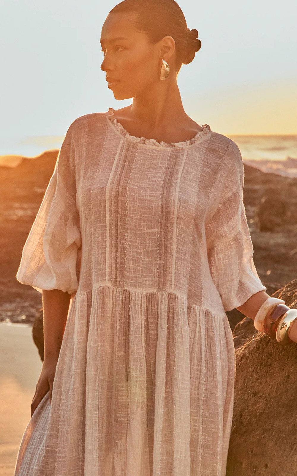 Coco Billow Dress product photo.