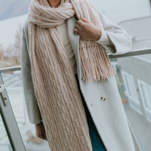 Adele Cable Knit Scarf