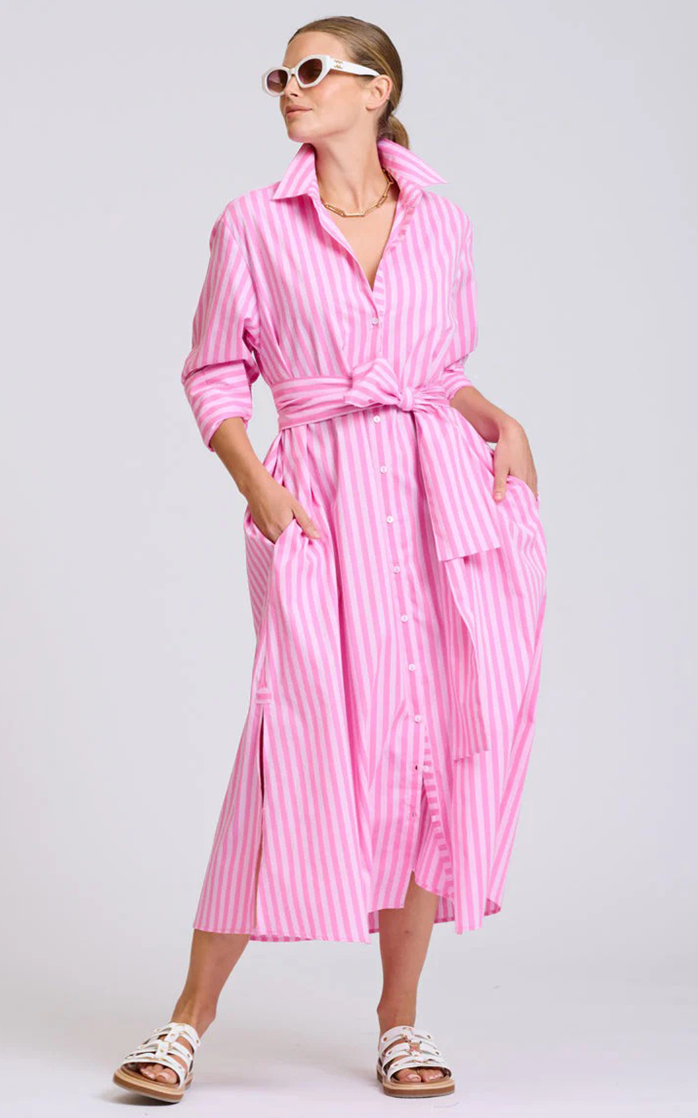 Adele Shirtdress product photo.