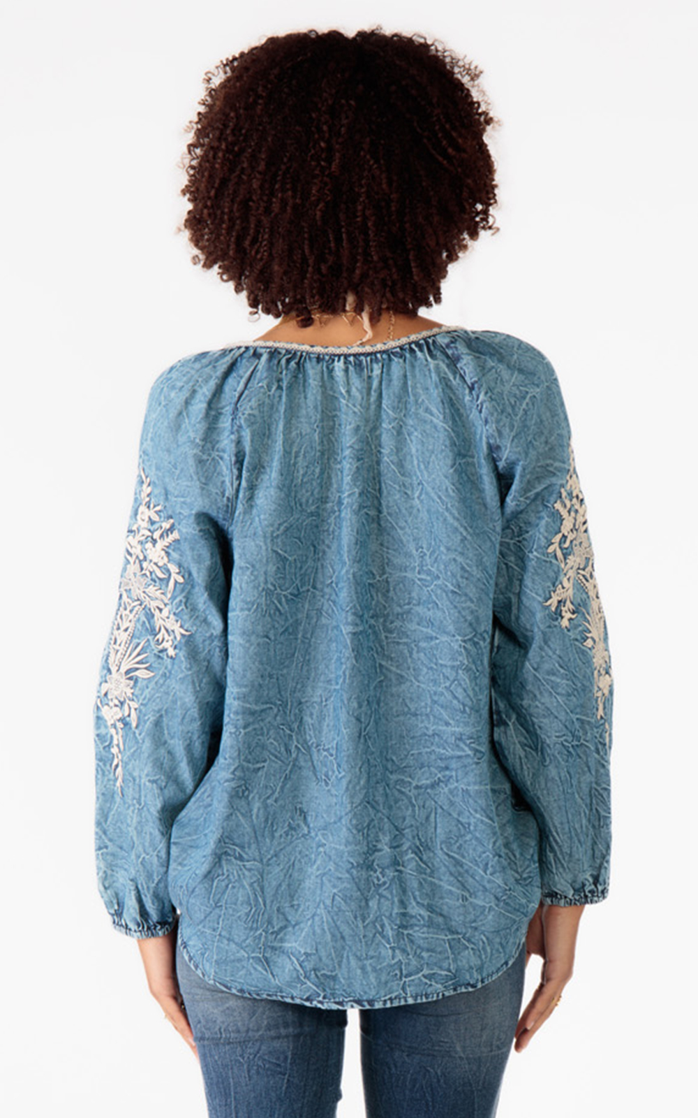 Alessia Shirt Embroidered product photo.