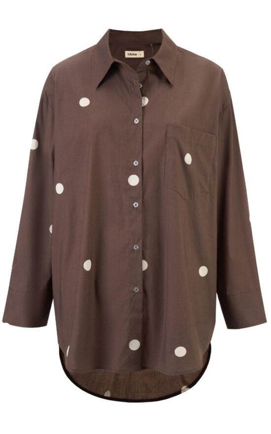 Amber Oversized Shirt product photo.