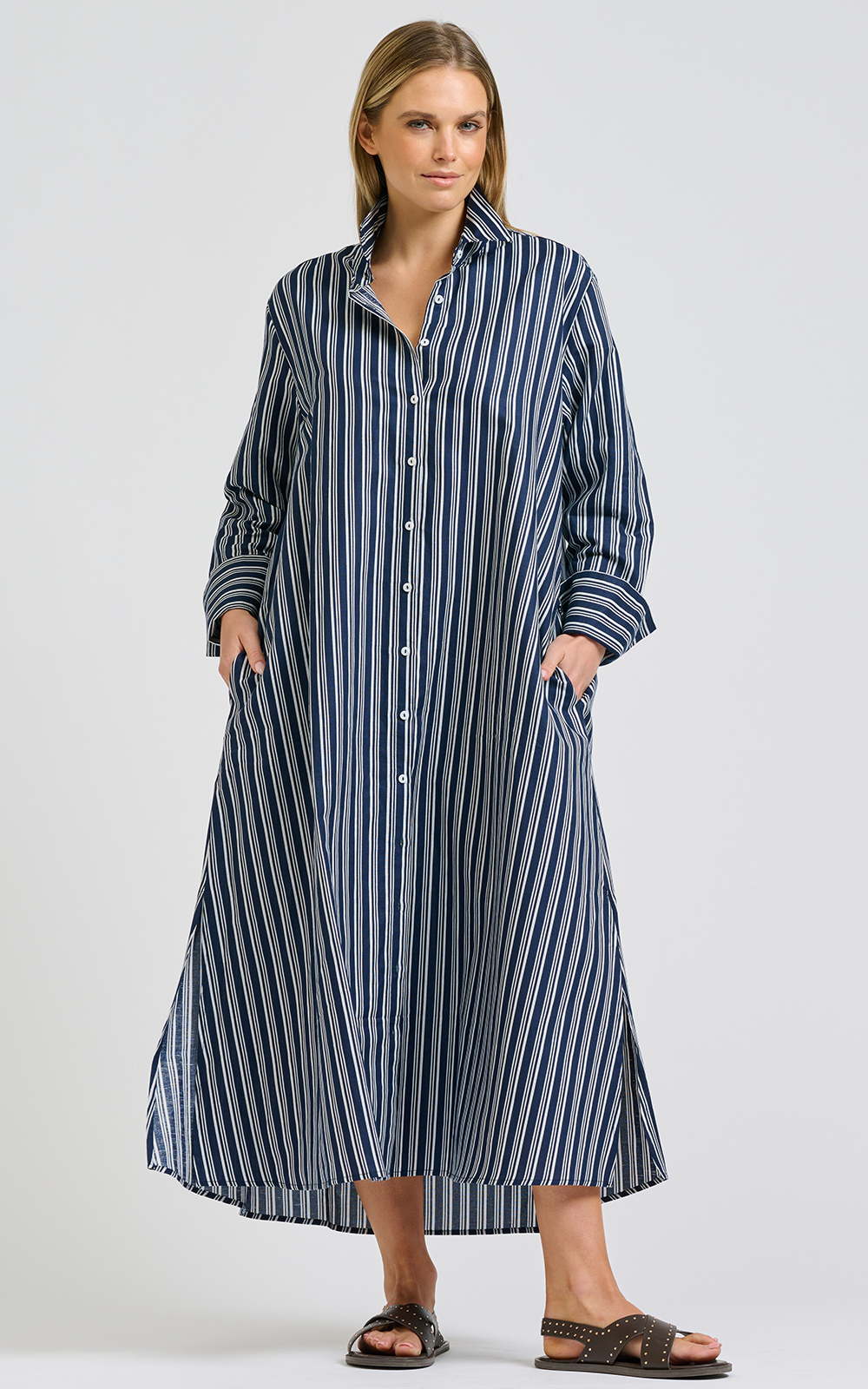 Amelie Shirtdress product photo.