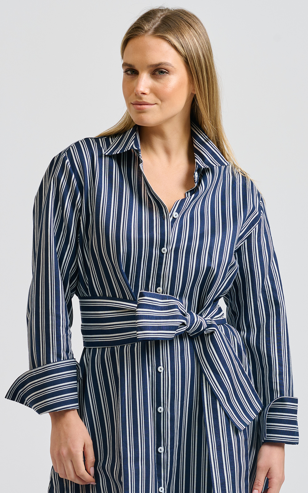Amelie Shirtdress product photo.