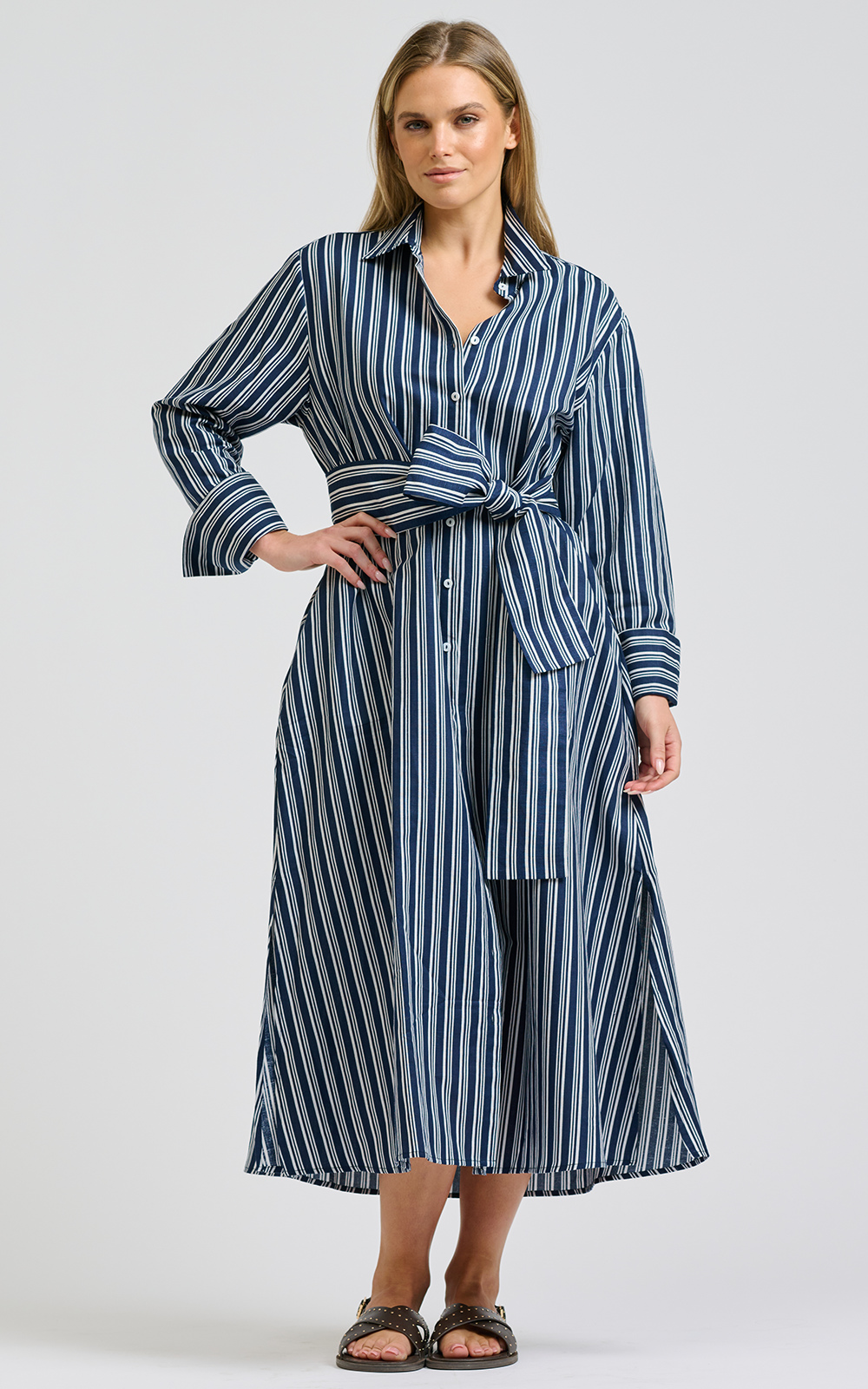 Amelie Shirtdress product photo.