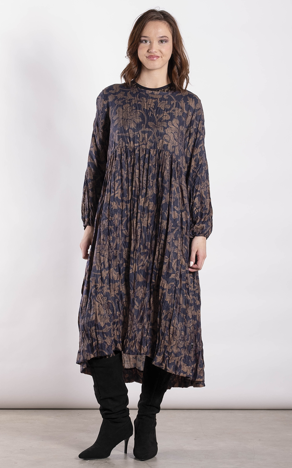 Back Ruffle Dress product photo.