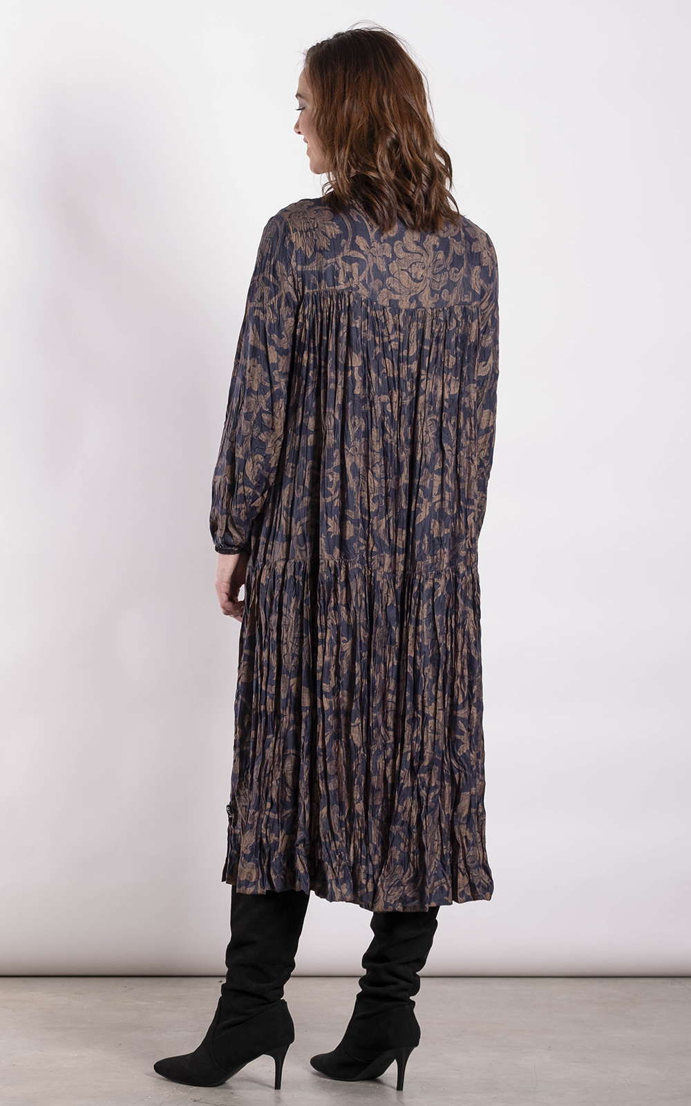 Back Ruffle Dress product photo.