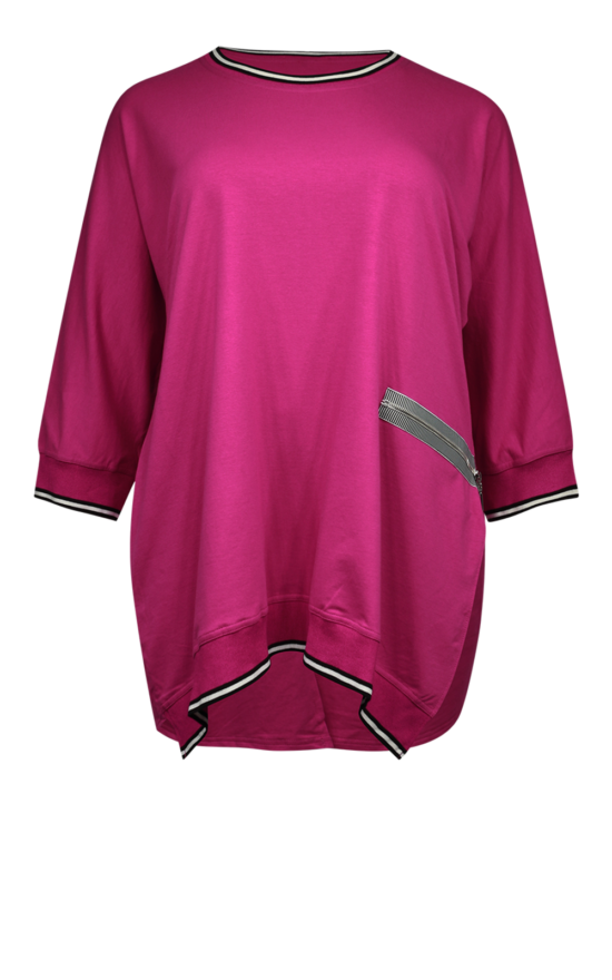 Sabrina Top Pink Dog product photo.