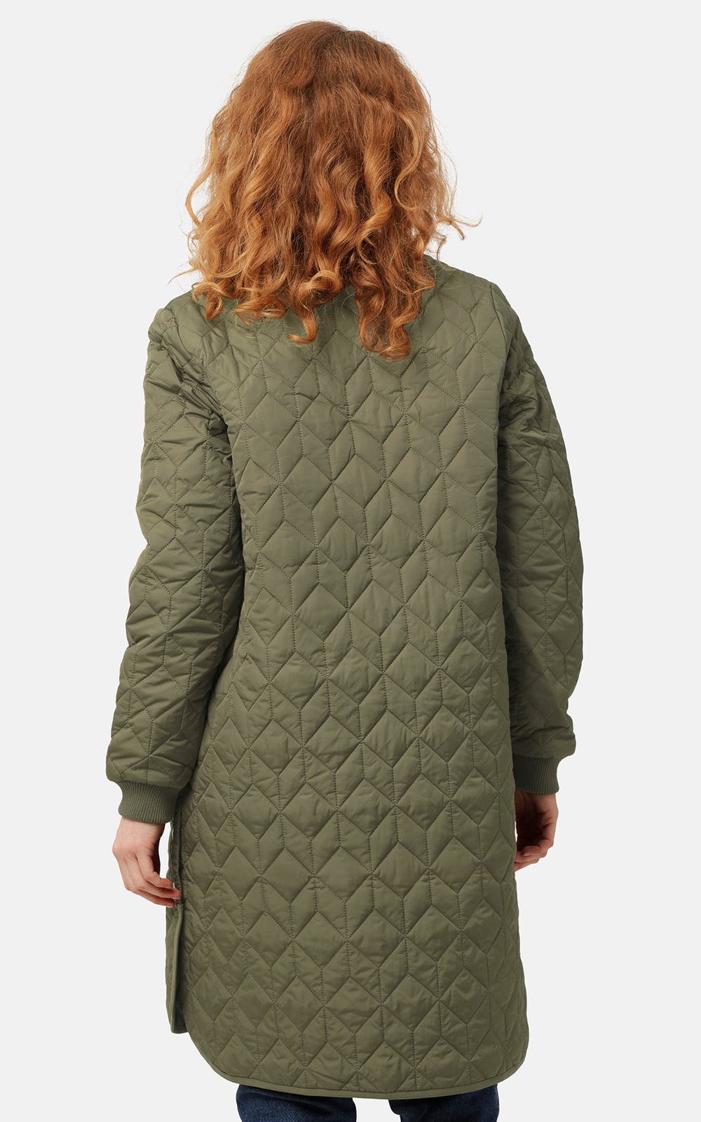 Padded Quilt Coat product photo.
