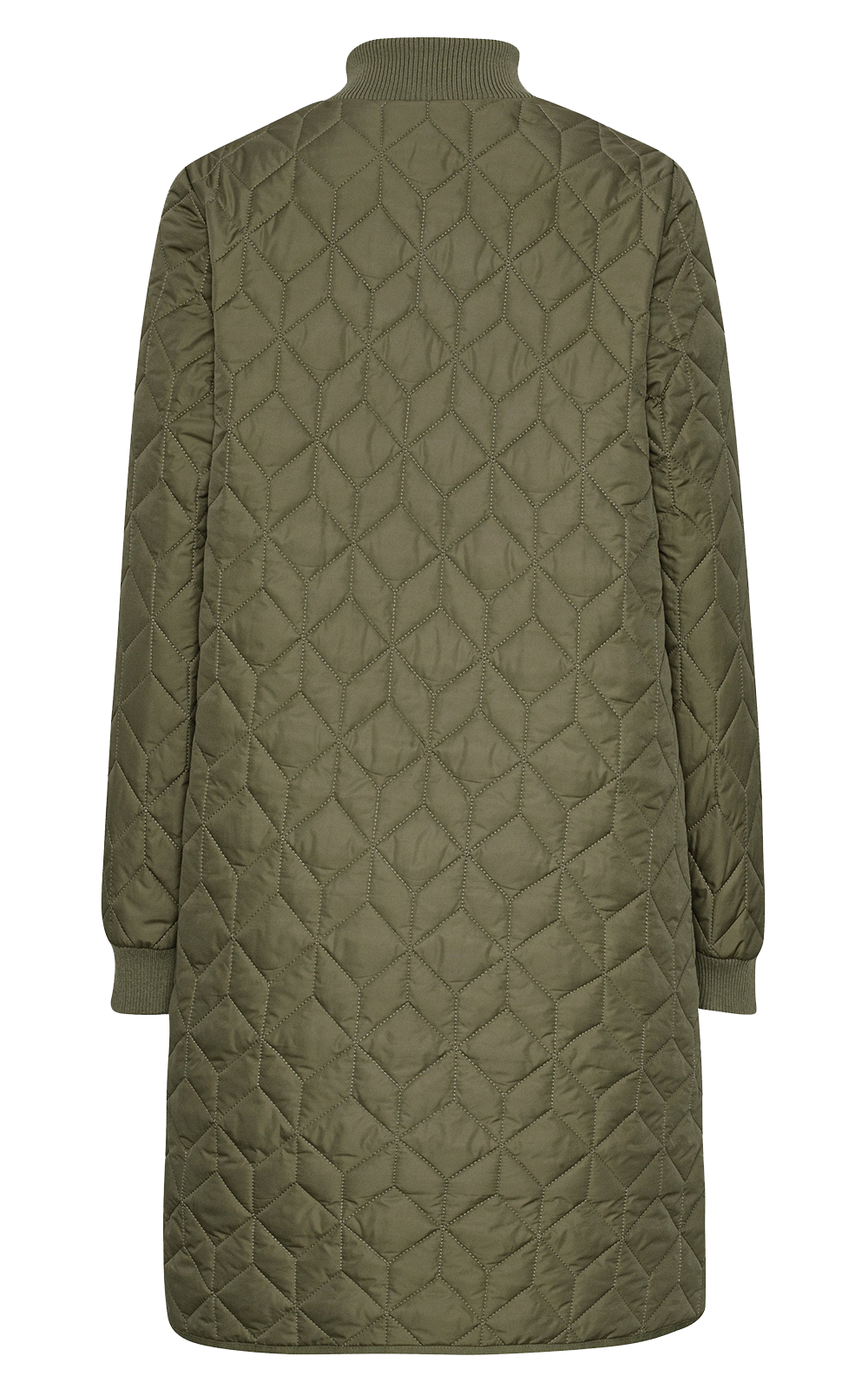 Padded Quilt Coat product photo.