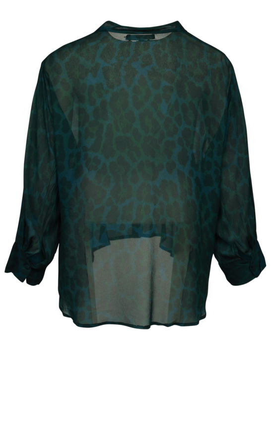 Leopard Print Blouse product photo.